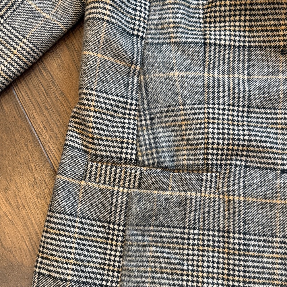 Centigrade Plaid Women's Blazer Coat Size 10 C11-011 - Picture 5 of 9